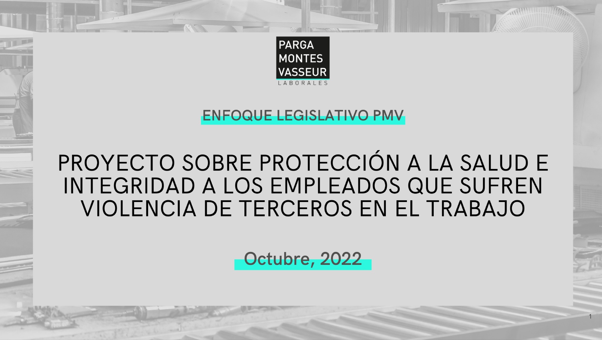 Protección a la salud de integridad a los empleados que sufren violencia de terceros en el trabajo