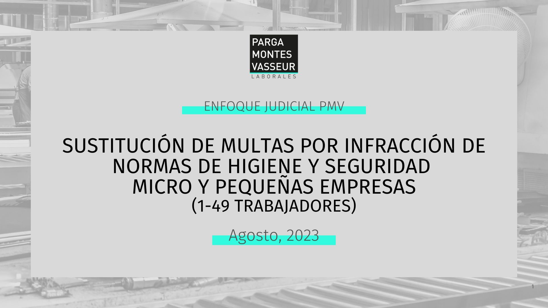 Sustitución de multas a micros y pequeñas empresas
