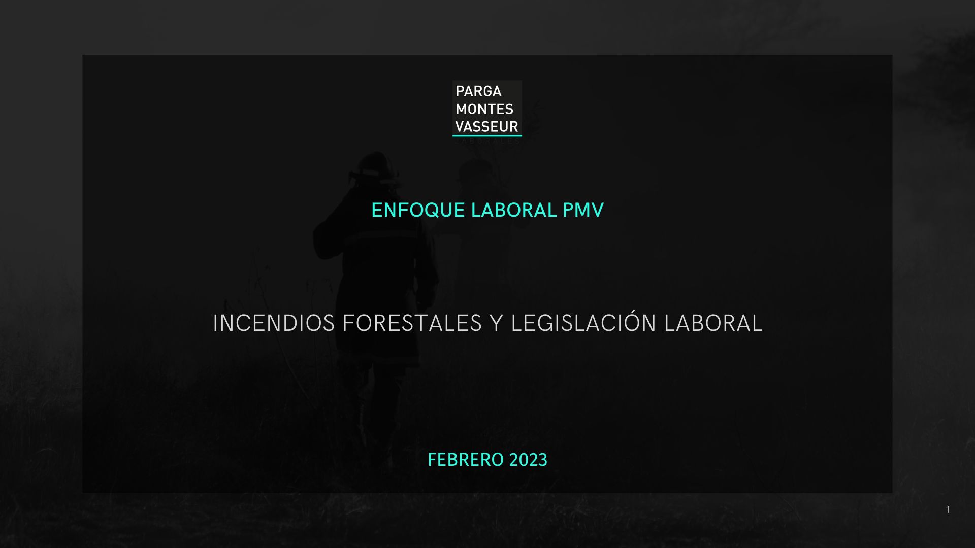 Incendios forestales y legislación laboral