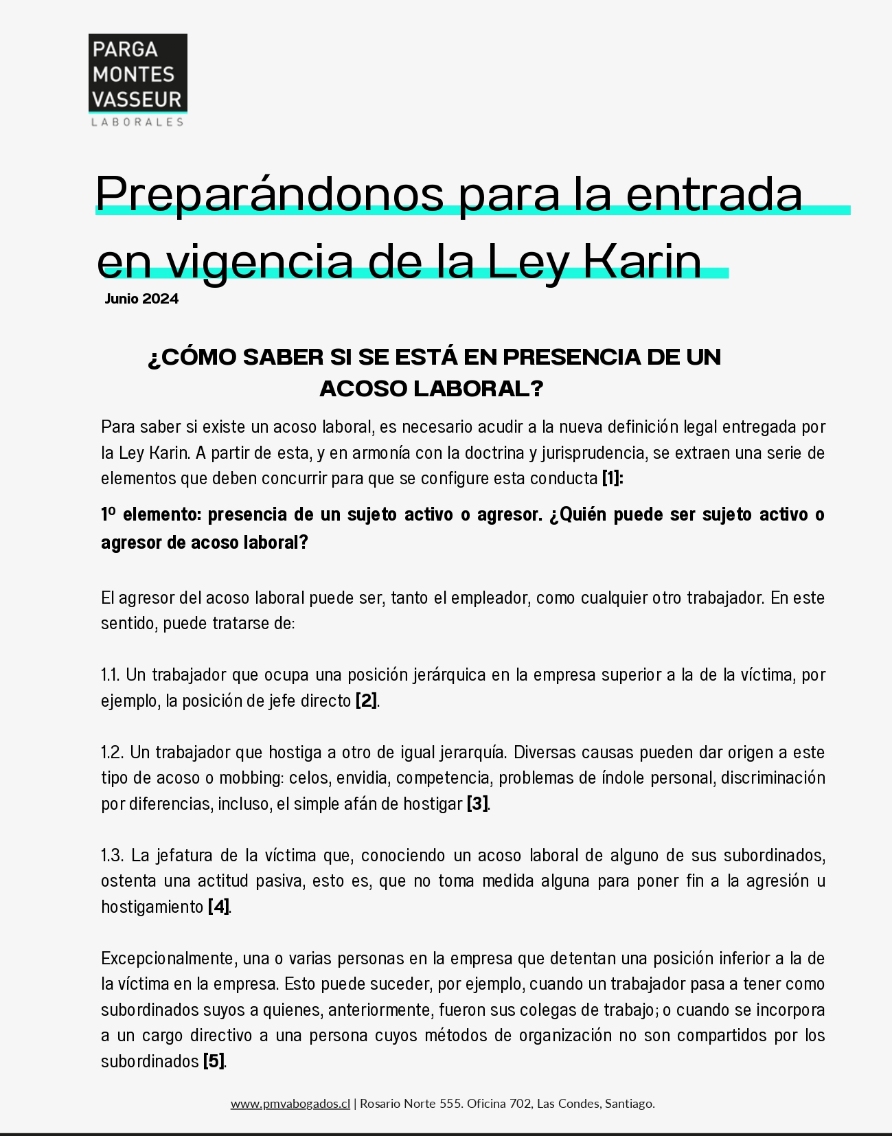 Preparándonos para la entrada en vigencia de la Ley Karin – Parte 1