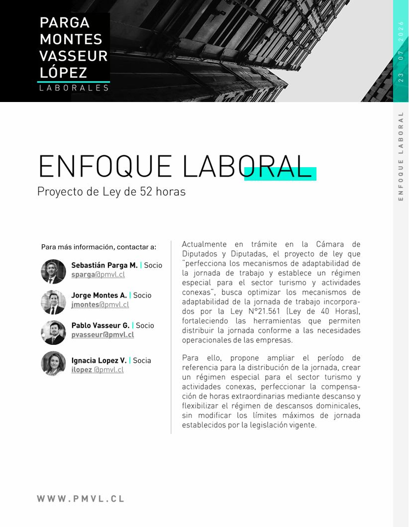 Proyecto de Ley de 52 horas